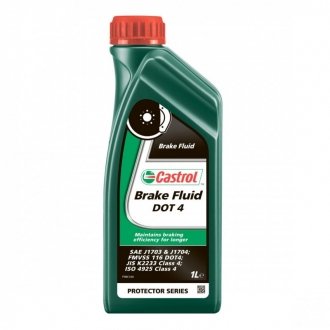 Brake Fluid DOT 4 1л CASTROL EB-CBFDT4-12X1L (фото 1)