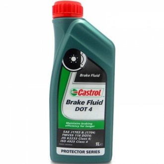 Фото автозапчастини brake Fluid DOT 4 1л CASTROL EB-CBFDT4-12X1L