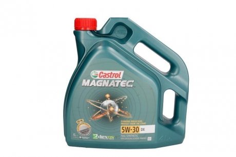 Фото автозапчасти масло двигателя MAGNATEC (4L+) SAE 5W30 API ILSAC GF-5, SN, GM DEXOS1 GEN2 CASTROL MAGNATEC 5W30 DX 4L