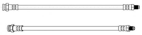 Фото автозапчасти шланг гальмівний CEF 510027