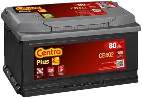 Фото автозапчасти акумулятор CENTRA CB802