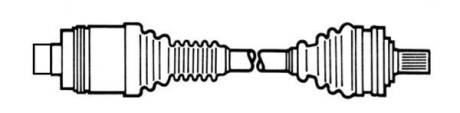Фото автозапчасти привідний вал CEVAM 5821Z