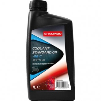 Фото автозапчастини coolant standard g11 -36°c 1l(х12) CHAMPION 8220357 (фото 1)