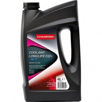 Фото автозапчастини coolant longlife g12+ -36°c 4l(х4) CHAMPION 8229640