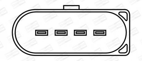 Фото автозапчасти катушка зажигания AUDI A3, A6 C5, A8 D2, TT; SEAT ALHAMBRA, CORDOBA, IBIZA II, LEON, TOLEDO II; SKODA OCTAVIA I; Volkswagen GOLF IV, NEW BEETLE, SHARAN 1.8/3.7/4.2 12.96-12.10 CHAMPION BAEA009E