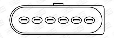 Фото автозапчасти катушка зажигания SKODA OCTAVIA I; Volkswagen BORA, BORA I, CADDY III, CADDY III/MINIVAN, GOLF IV, JETTA IV, NEW BEETLE, TOURAN 2.0/2.0CNG 01.98-12.17 CHAMPION BAEA029E