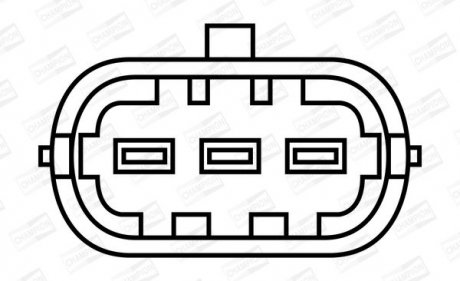 Фото автозапчасти катушка зажигания MERCEDES C (CL203), C T-MODEL (S202), C T-MODEL (S203), C (W203), CLK (A208), CLK (C208), E T-MODEL (S210), E (W210)), SLK (R170) 2.0/2.3 03.00-04.04 CHAMPION BAEA041