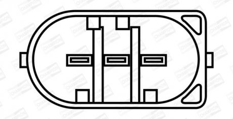 Фото автозапчасти катушка зажигания MERCEDES C (CL203), C T-MODEL (S203), C (W203), CLC (CL203), CLK (A209), CLK (C209), E T-MODEL (S211), E (W211), SLK (R171), SPRINTER 3,5-T (B906) 1.8/1.8CNG 05.02- CHAMPION BAEA053