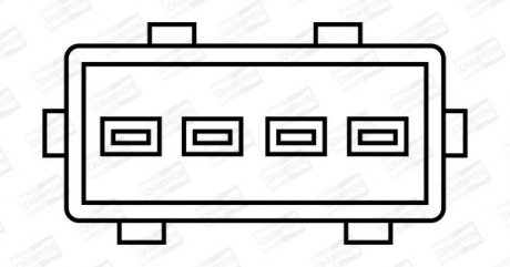 Фото автозапчасти катушка зажигания CITROEN BX, XSARA; FIAT DUCATO; PEUGEOT 106 II, 205 I, 205 II, 306, 309 II, 405 I, 405 II, 406, 605, 806, BOXER, EXPERT, PARTNER, PARTNER/MINIVAN 1.0-2.0CNG 10.87 CHAMPION BAEA232