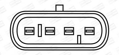 Фото автозапчасти катушка зажигания DACIA DOKKER, DOKKER EXPRESS/MINIVAN, LODGY, LOGAN, LOGAN EXPRESS, LOGAN MCV, SANDERO, SOLENZA, SUPERNOVA; MAZDA 626 V; RENAULT CLIO II, CLIO III, KANGOO 1.2-2.0 01.96- CHAMPION BAEA354