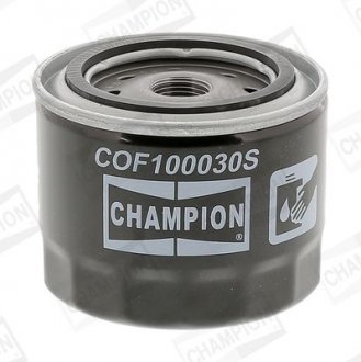 Фильтр масляный ВАЗ 2101-2107 2108-09 (низкий 76мм) (пр-во) CHAMPION COF100030S (фото 1)