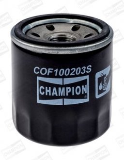 Фильтр масляный двигателя CHEVROLET Aveo (05-) (пр-во) CHAMPION COF100203S (фото 1)