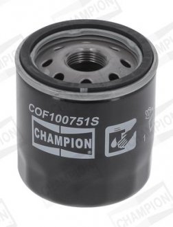 Фото автозапчасти фільтр масляний Citroen Jumper/Ford Tourneo/Transit/Land Rover Defender/Peugeot Boxer 2.2D/2.4D 06- CHAMPION COF100751S