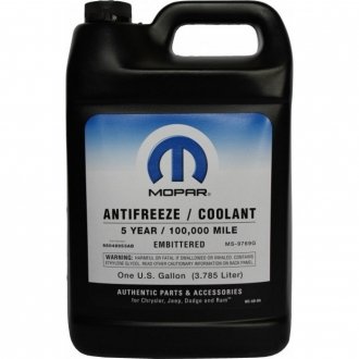 Антифриз-концентрат Mopar MS-9769 Antifrize Coolant, 3,785 л. червоний CHRYSLER 68048953AC