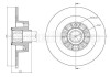 Фото автозапчастини renault диск гальмівний задн. з підшипником laguna 08- CIFAM 800-1168 (фото 1)