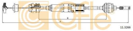 Фото автозапчасти трос зчеплення COFLE 11.3266