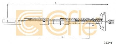 Фото автозапчастини linka sprzegla cof 10.340 COFLE 9210340