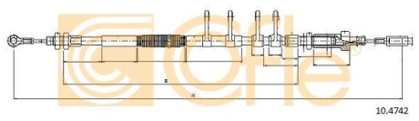 Фото автозапчастини linka - hamulec reczny cof 10.4742 COFLE 92104742