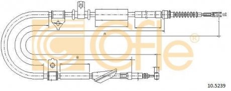 Фото автозапчастини linka ham.r. ROVER ser.200 /L tarcze COFLE 92105239