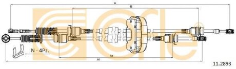 Фото автозапчасти linka zmiany biegów VIVARO TRAFIC 06- COFLE 92112893