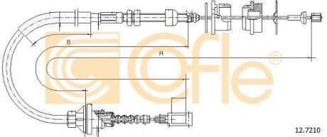 Фото автозапчастини linka sprzegla cof 12.7210 COFLE 92127210