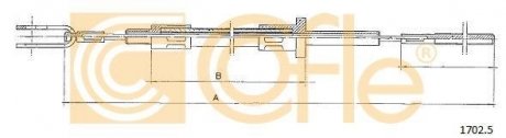 Фото автозапчастини linka sprzegla cof 1702.5 COFLE 9217025