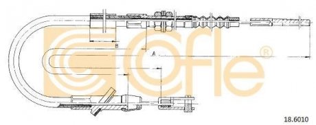 Фото автозапчастини linka sprzegla cof 18.6010 COFLE 92186010