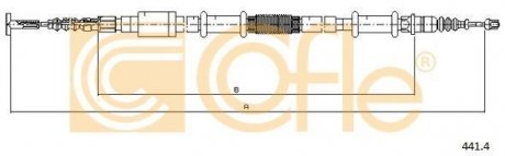 Фото автозапчастини linka - hamulec reczny cof 441.4 COFLE 924414