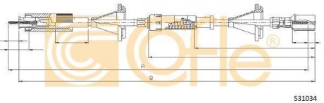 Фото автозапчасти linka - tachometr cof s31034 COFLE 92S31034