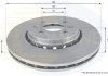 Фото автозапчасти - Диск гальмівний вентильований з покриттям Dacia Dokker 12->, Lodgy 12->, Renault Captur 13->, Clio 0->, Kangoo 01->, Megane 00->, Scenic 00->, Wind 10-> COMLINE ADC2720V (фото 1)