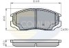 Фото автозапчастини - Гальмівні колодки до дисків Daihatsu Extol 00->, Terios 97->, Mitsubishi Colt 88->03, Lancer 86->03, Mirage 91->03, Proton MPI 88->96, Gen 04->, Impian 01->, Jumbuck 02->, Satira 96->, Wira 94->, Mpi 91->96, Compact 96->, Wira 00-> COMLINE CBP0415 (фото 1)