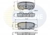 Фото автозапчасти - Гальмівні колодки до дисків Dodge Avenger 07->, Caliber 06->, Jeep Compass 07->, Patriot 07->, Mitsubishi Lancer 04->, Outlander 03->06 COMLINE CBP31290 (фото 1)