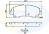 Фото автозапчастини - Гальмівні колодки до дисків Nissan Qashqai 13-> COMLINE CBP32278 (фото 1)