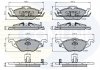 Фото автозапчастини комплект тормозных колодок, дисковый тормоз COMLINE CBP3584 (фото 1)