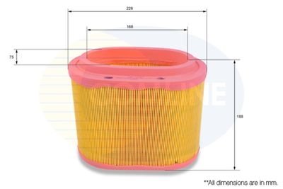 Фото автозапчастини фільтр повітряний COMLINE CHY12263