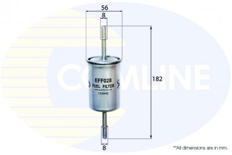 Фото автозапчасти фільтр палива COMLINE EFF028