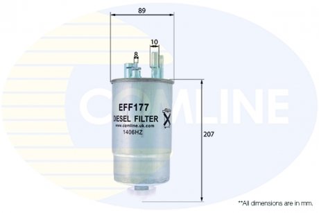 Фото автозапчасти фільтр палива COMLINE EFF177