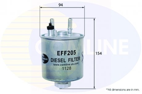 Фото автозапчасти фільтр палива COMLINE EFF205