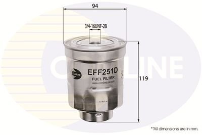 Фото автозапчастини фільтр палива COMLINE EFF251D