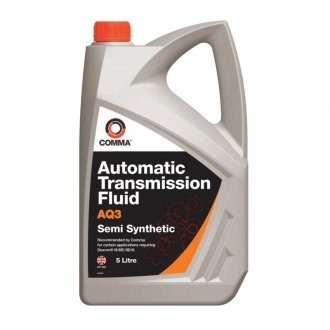 Фото автозапчасти трассмиссионное Масло моторное AQ3 AUTO TRANS FLUID 5л (4шт/уп) COMMA AQ3 5L