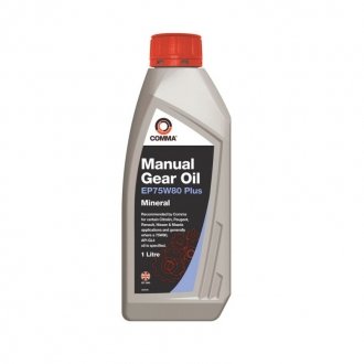 Трасмісійна олія GEAR OIL EP75W80 PLUS 1л (12шт/уп) COMMA EP75W80P1L
