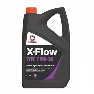 Моторна олія X-FLOW TYPE F 5W-30 5л (4шт/уп) COMMA XFF5L