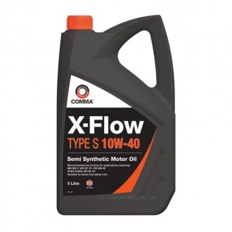 Моторна олія X-FLOW TYPE S 10W40 5л (4шт/уп) COMMA XFS5L