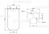 Фото автозапчасти пневмоподушка SCHMITZ 2шпильки-воздух, обычная плита, воздух смещен!!! (US 04031) Contech 40309 (фото 1)
