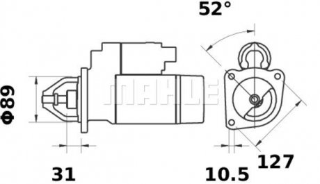 Гвинт шестерні колінвала Contitech MS44