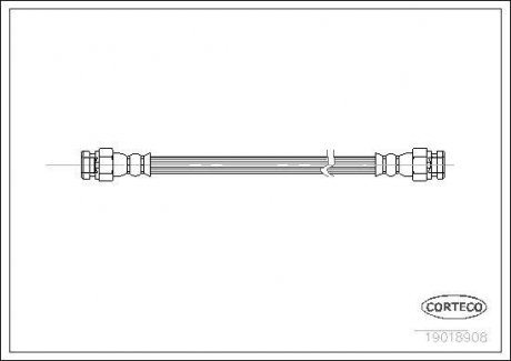 Фото автозапчасти уплотнение двигателя (8x13x9,8) TOYOTA CARINA II, CARINA III, COROLLA 01.78-09.83 CORTECO 19018089