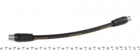 Тормозная трубка/шланг гибкий передний левый/правый (длина 295мм, F10x1/F10x1) AUDI A4 B5, A6 C4, A6 C5; ШКОДА СУПЕРБ I; Фольксваген Пассат Б5, Пассат Б5.5 1,6-4,2 06,94-03,08 CORTECO 19025845 (фото 1)