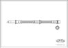 Фото автозапчасти тормозная трубка/шланг гибкий задний левый/правый (длина 502мм, M10x1/F10x1) BMW 3 (E46) 1.6-3.2 12.97-12.07 CORTECO 19032136 (фото 1)