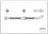 Фото автозапчасти трубка/шланг тормозной гибкий передний правый (длина 464мм, M10x1/M10x1) NISSAN ALMERA II 1.5-2.2D 07.00-11.06 CORTECO 19032238 (фото 1)