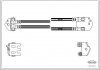 Фото автозапчастини гальмівна трубка/шланг гнучкий задній лівий/правий (довжина 415 мм, M10x1/M10x1) FORD TRANSIT 2.0D/2.3/2.4D 01.00-05.06 CORTECO 19032831 (фото 1)